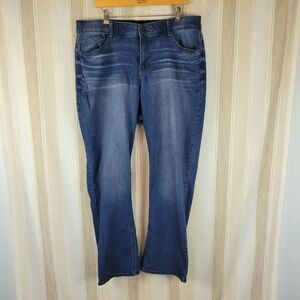 Democracy "Ab"solution Bootcut Jeans Blue Size 18w